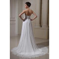 WD030 Mum's Dress Strapless Simple elegant Silk Chiffon Floor length vintage mother of the  bride dress